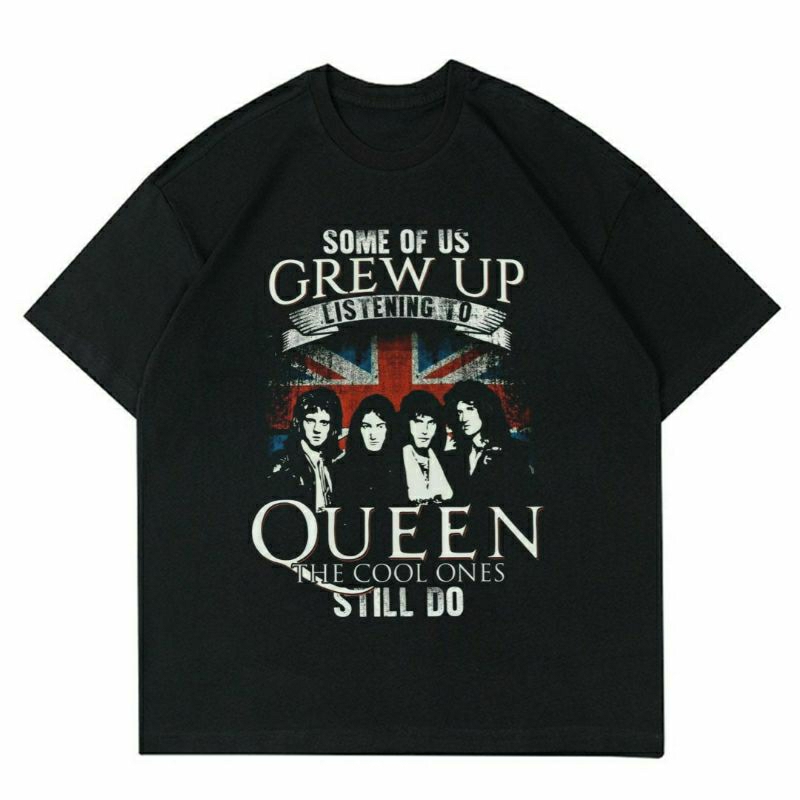 BAJU BAND QUEEN | T-SHIRT KAOS BAND METAL QUEEN VINTAGE | KAOS BAJU BAND ROCK PRIA | KAOS BAND LUAR 
