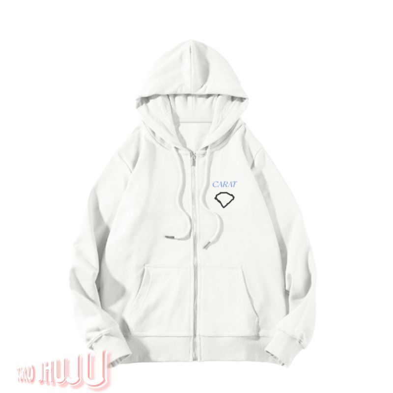 (versi) Hoodie Zipper Svt Fan Meeting Carat Diamond logo