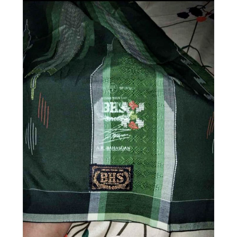 sarung bhs sgc full sutra spunsilk gold second seken