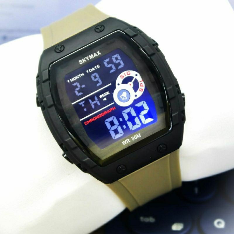 NEW LIMITED!!!Jam Tangan Skymax 2219 Pria Digital Favorit Kesukaan Bisa Buat Berenang