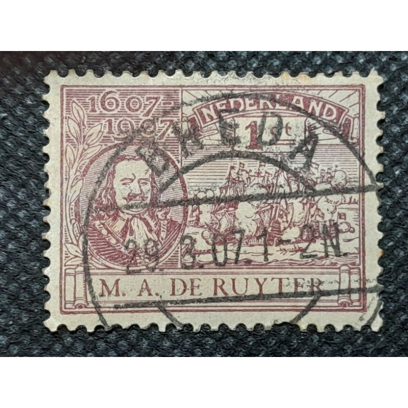 Tahun 1907 Prangko 1 cent Nederland