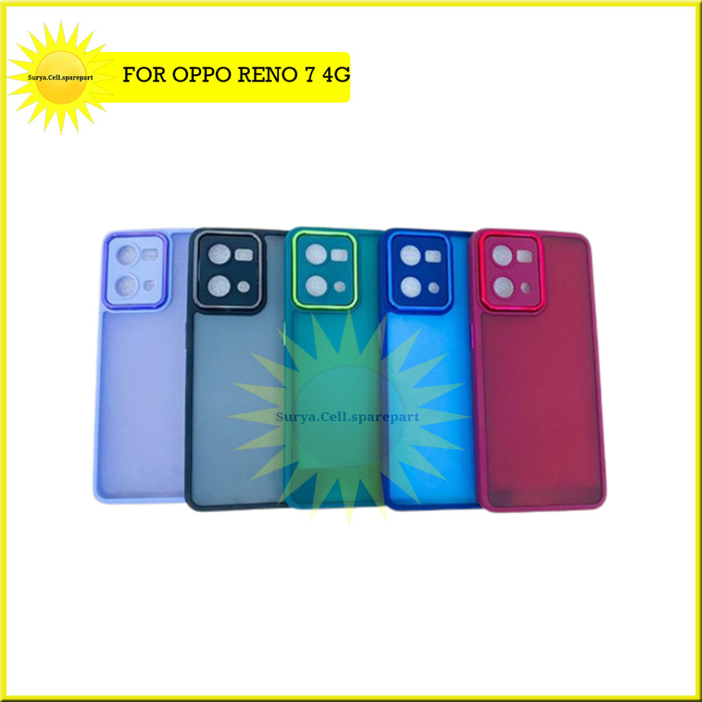 Case Premium Hybrid Chrome Oppo Reno 7 4g Reno 8 4g