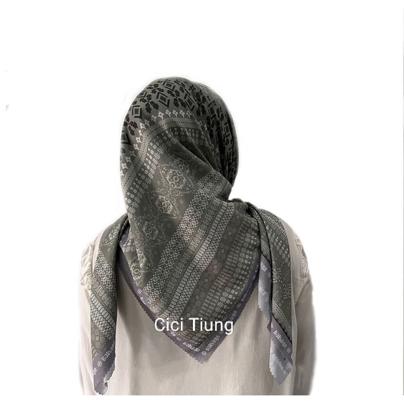 Kerudung segi empat motif songket series terbaru 2023/hijab voal premium