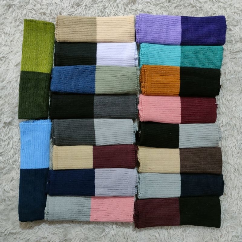 Ciput Inner Hijab Premium Bandana Rajut 2 Warna Dalaman Jilbab Awet Tebal