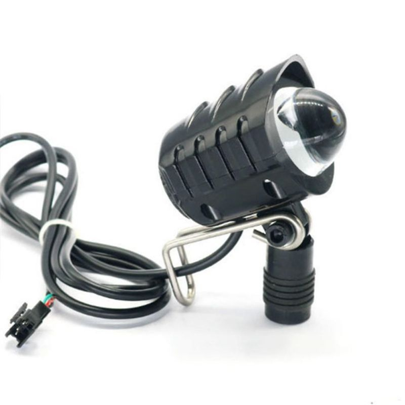 2 In 1 Lampu Klakson Sepeda 12-80v Universal Lampu Depan Led Klakson Elektrik Untuk Skuter / Sepeda