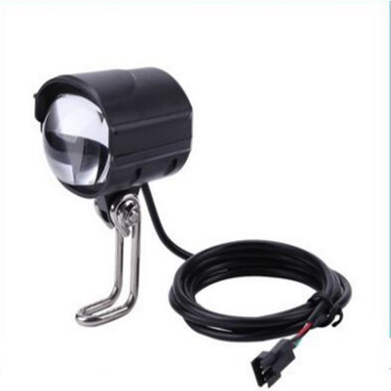 2 In 1 Lampu Klakson Sepeda 12-80v Universal Lampu Depan Led Klakson Elektrik Untuk Skuter / Sepeda