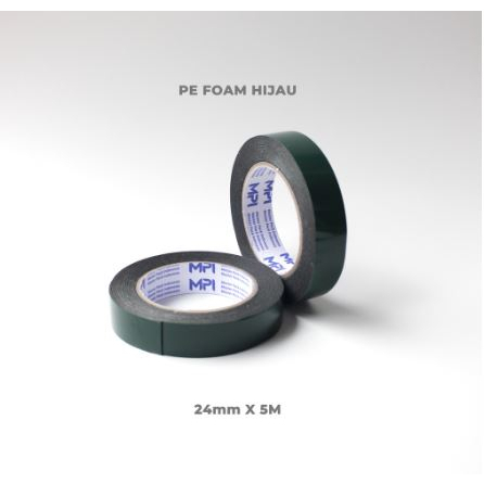 

Foam Tape hijau 24mm x 5 m