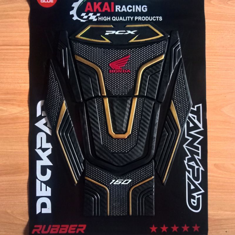 stiker timbul tankpad pcx 160 bahan karet tankpad deckpad pcx160 tankpad deckpad pcx 160