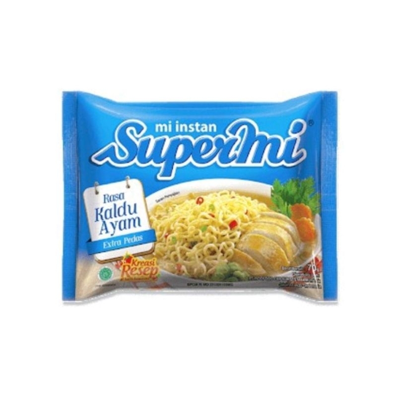Supermi Mi Instan Kuah Rasa Kaldu Ayam