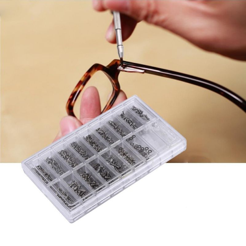 1000 PCS Baut Reparasi Kacamata Nose Pad Sunglasses Repair Screw