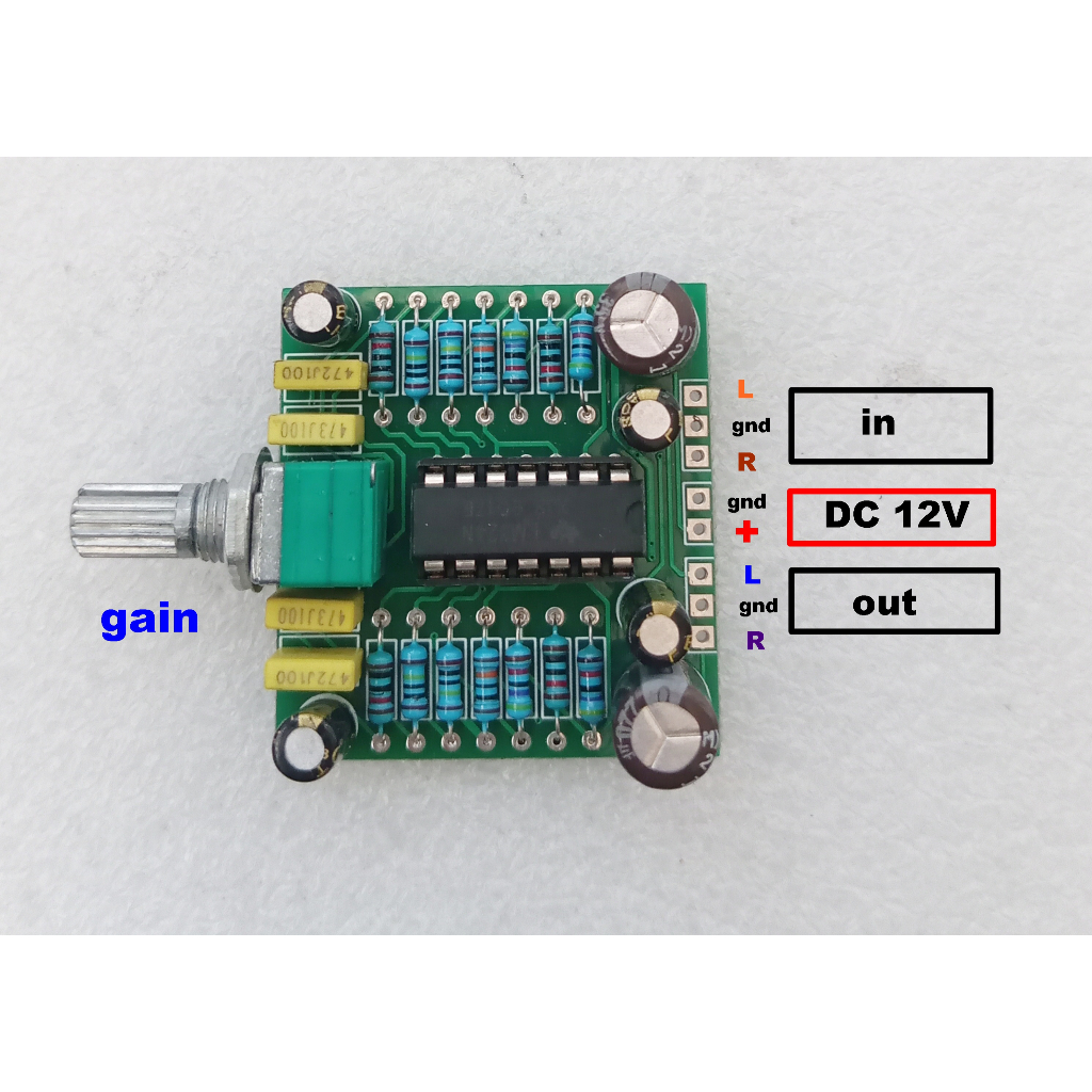 Modul Bass Booster LM324