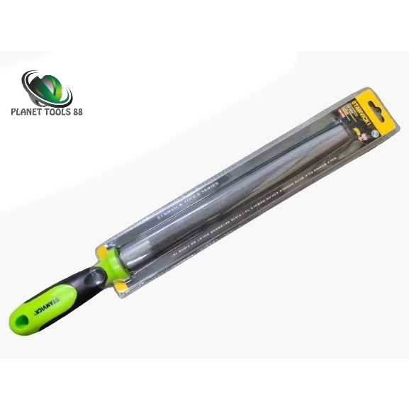 PLANET_SUNFLEX Kikir Besi Setengah Lingkaran 12" Kasar USA Setengah Bulat