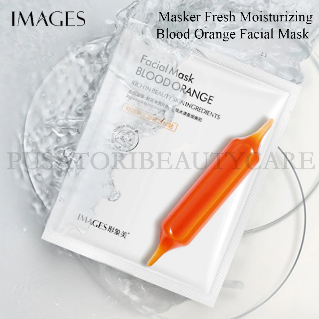 IMAGES Masker Fresh Moisturizing Blood Orange Facial Mask