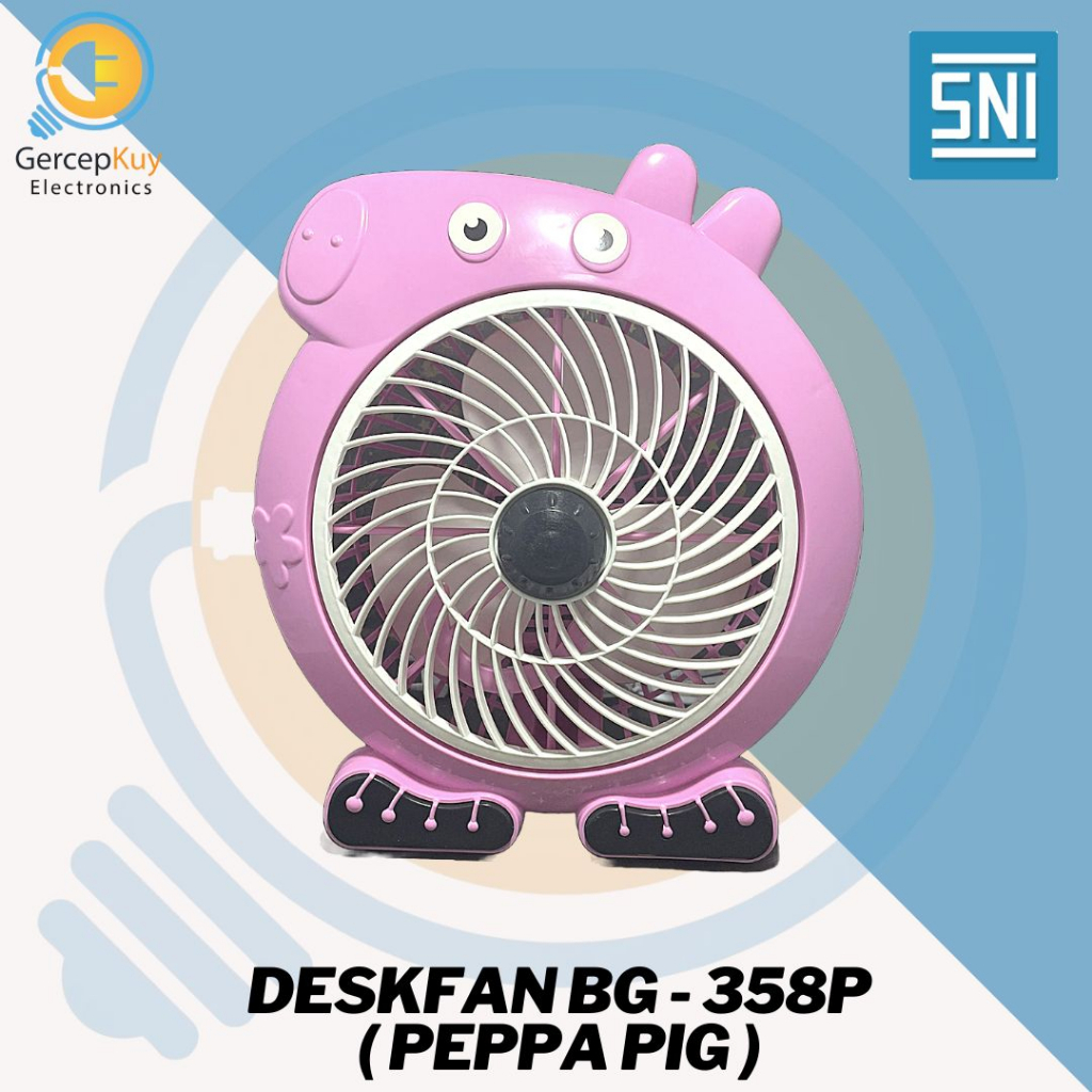 Desk Fan BG - 358 PEPPA PIG