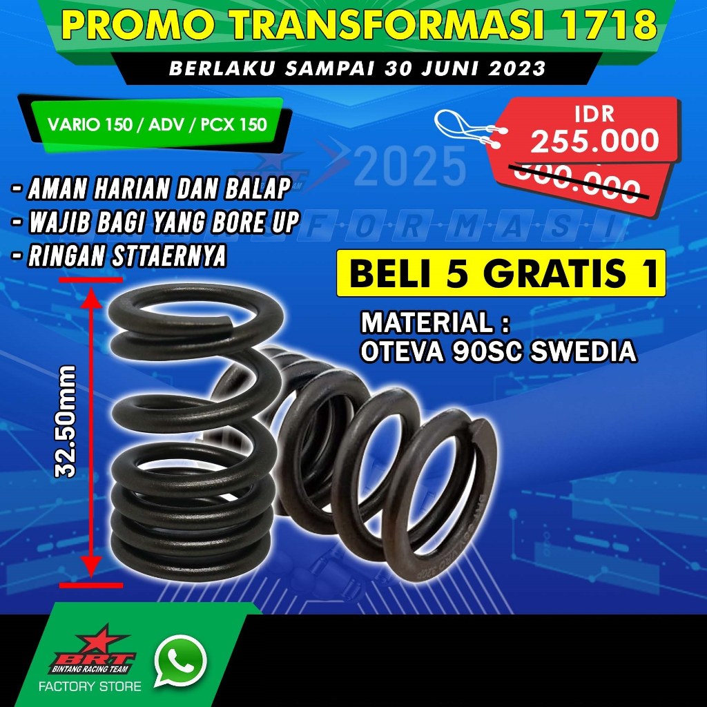 PER KLEP BRT VARIO 125/VARIO 150/ADV 150/PCX 150 BINTANG RACING TEAM