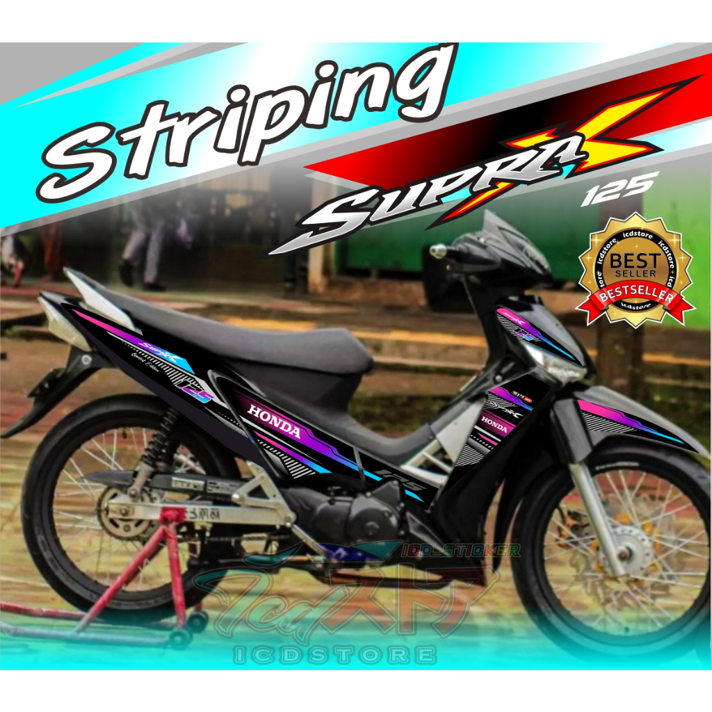 Striping List Variasi Supra X 125r / Supra 2008 / Supra X 125 / Stripingstore / Striping Variasi / S