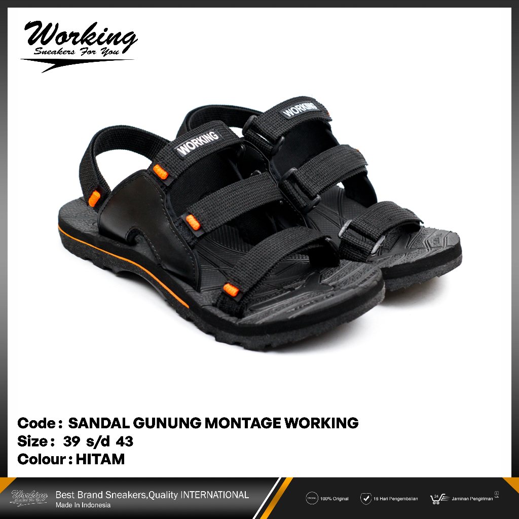 Sandal Gunung Pria Working Montage