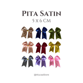 

50pcs Pita Kupu kupu - Pita Tempel - Pita 2cm - Pita Hampers - Pita Souvenir - Hiasan Kado - Hiasan Souvenir - Pita Jadi - Pita Tempel - Pita Satin 2cm - Pita Warna Warni