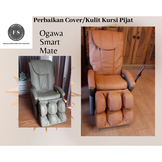 Jasa Perbaikan Cover/Kulit Kursi Pijat Full Set Smart Mate