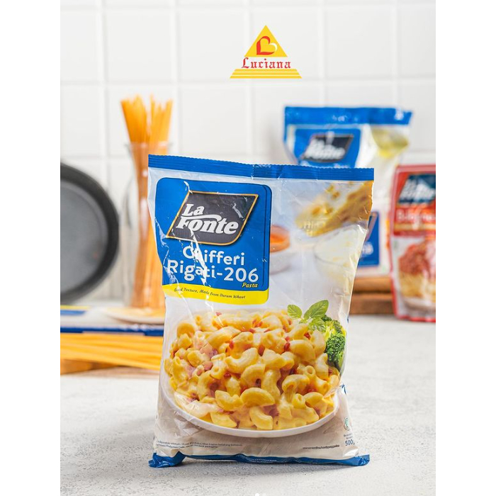 La Fonte Chifferi Rigati - 206 kemasan 500gr