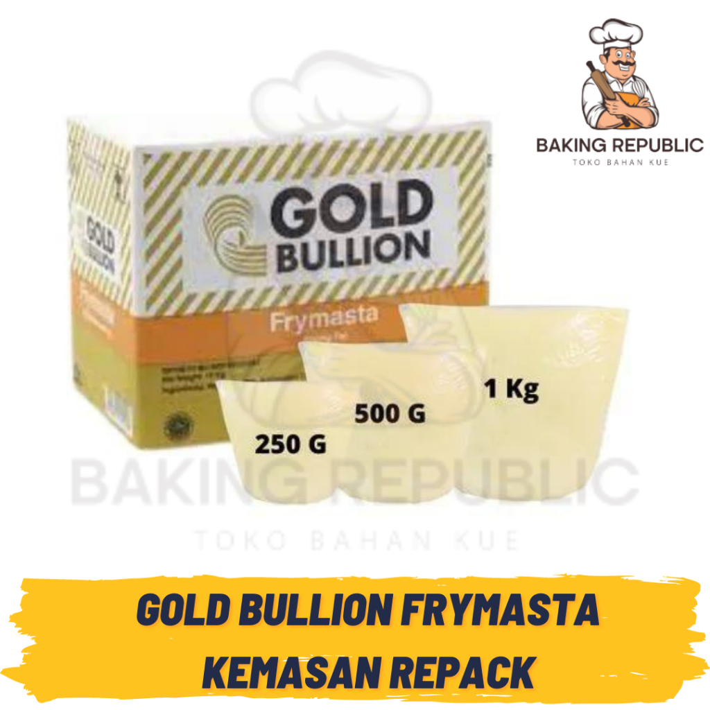 

GOLD BULLION FRYMASTA | MINYAK PADAT | 250 GR | 500 GR | 1 KG