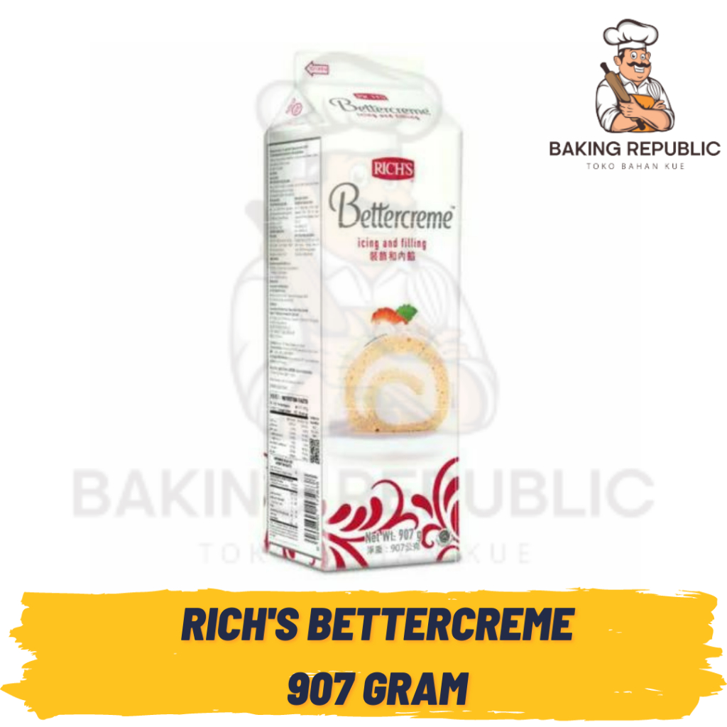 

RICH BETTERCREME 907gr TANPA ES BATU | BUTTER CREAM CREME