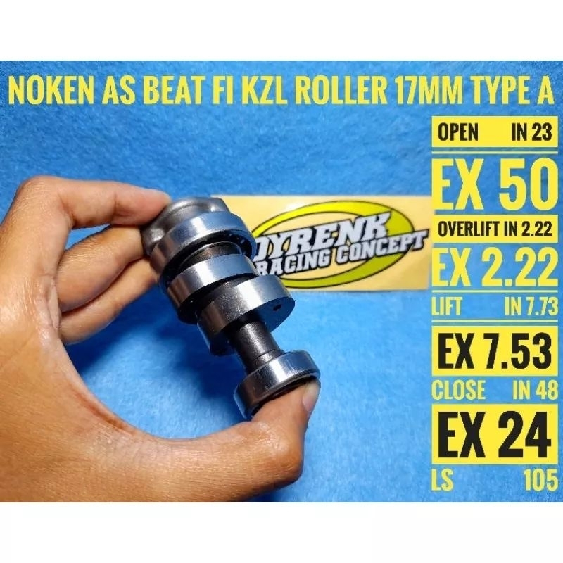 NOKEN AS RACING BEAT KVY/KZL/K44 CAM ROLLER KOMPETISI - BOYRENK SURABAYA