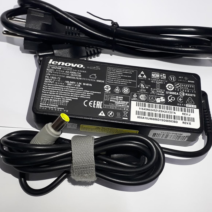 Adaptor Charger casan Laptop Original L430 T430 X230 L510 T430 X230 E420 E220 L510 L410 L412 L420 L430 L421 L510 20V 4.5A (8.0*5.0) JARUM 90 W WATT ORI