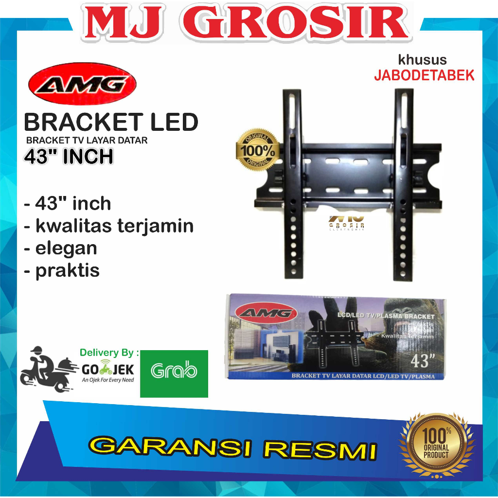 PROMO BRACKET TV LED LCD AMG 17&quot;-43&quot; INCH