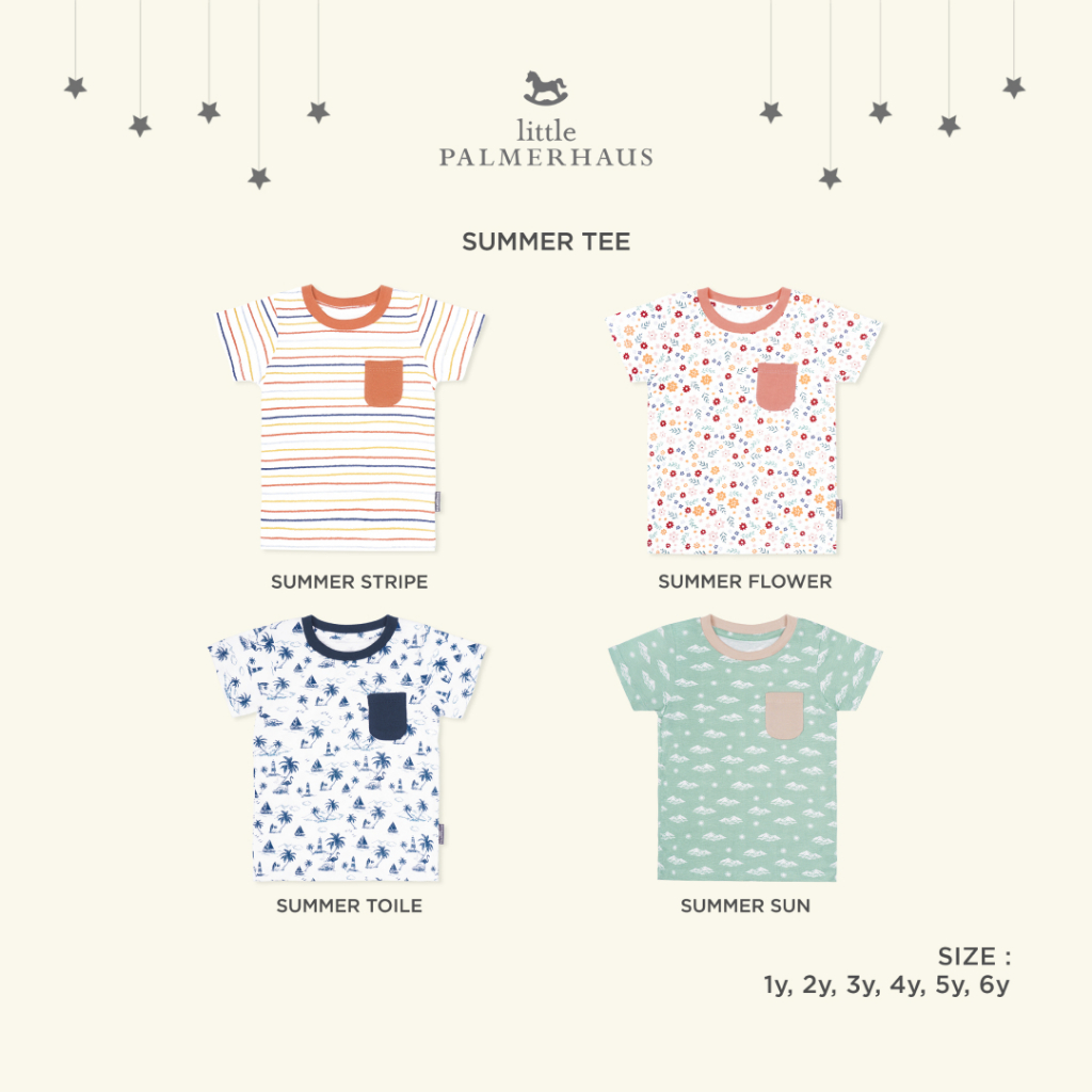 Little Palmerhaus - Summer Tee (Kaos Anak) 1-6 tahun