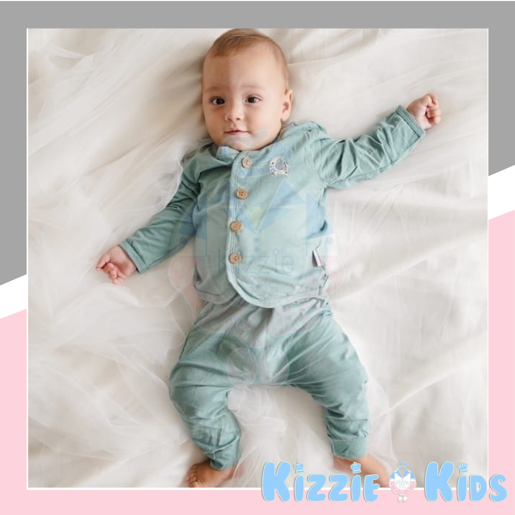MOOI Short Button Set /Long Button Set Bordir SETELAN BAJU