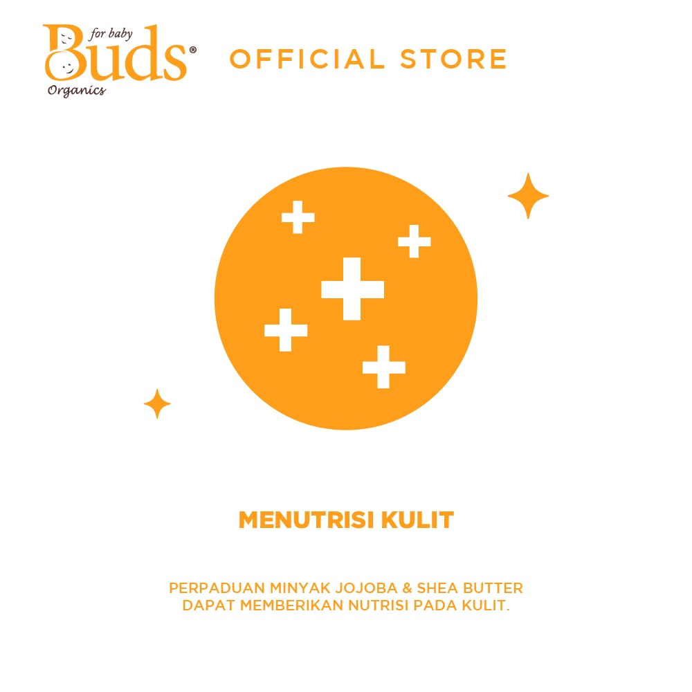 Buds Organics Everyday Baby Cream - Lotion atau Krim Perawatan Kulit Bayi dan Anak 75ml