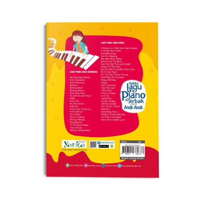 Buku Koleksi Lagu Piano Terbaik Untuk Anak-Anak - Dian Ayu