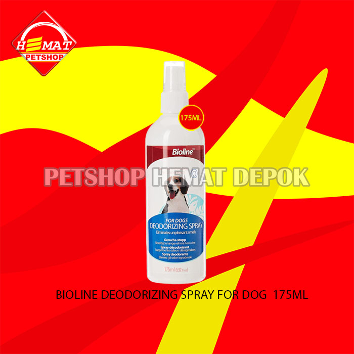 Penghilang Bau Hewan Anjing Bioline Dog Deodorizing Spray 175 ML