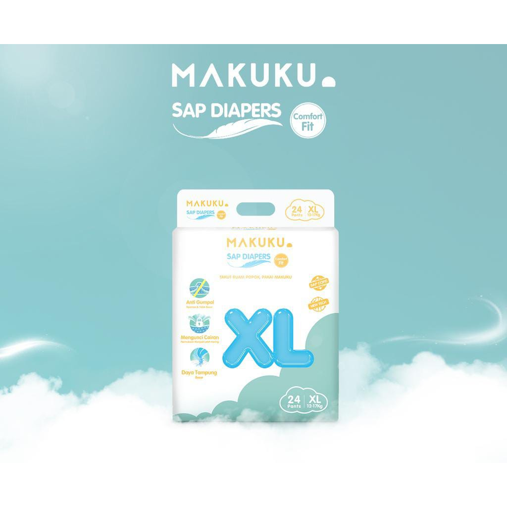 Makuku Comfort Fit SAP Diapers