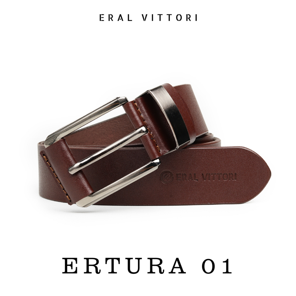 Eral Vittori -  Ertura 01 Ikat Pinggang Pria Kulit