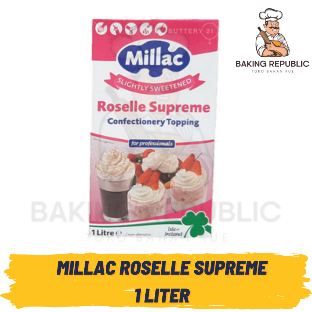 

MILLAC ROSELLE SUPREME 1lt | TANPA ES BATU | MILLAC WHIP CREAM ROSELLE SUPREME