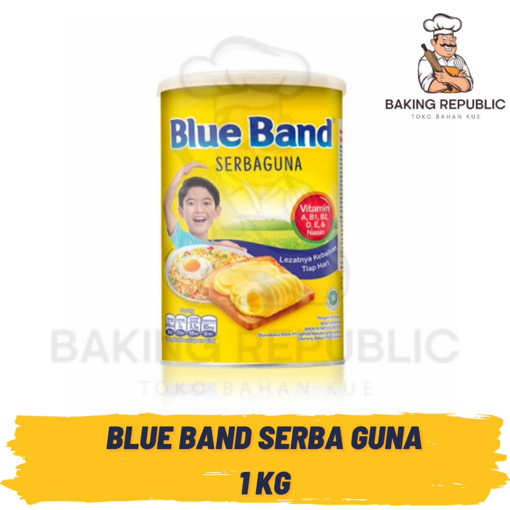 

BLUE BAND SERBAGUNA | 1 KG | KEMASAN KALENG