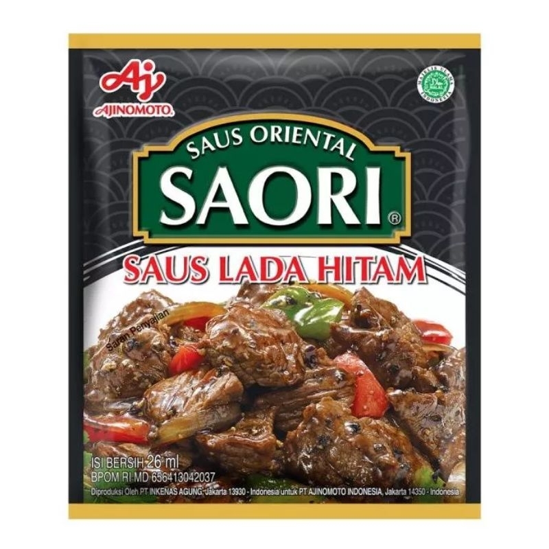 

SAORI SAUS LADA HITAM ECERAN 1'S BLACKPEPPER