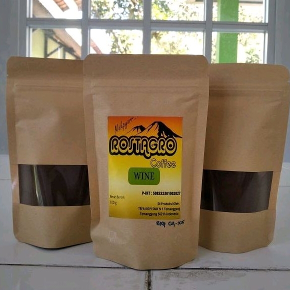 

Robusta wine rostagro kopi temanggung