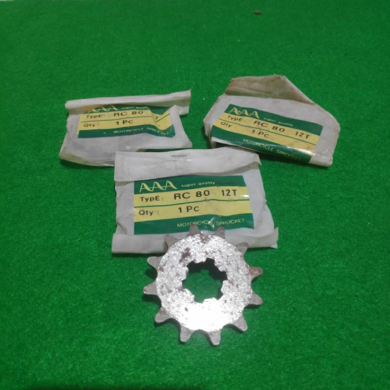 GIR SUZUKI RC80 RC100 GIR DEPAN 12T 428 SUZUKI RC