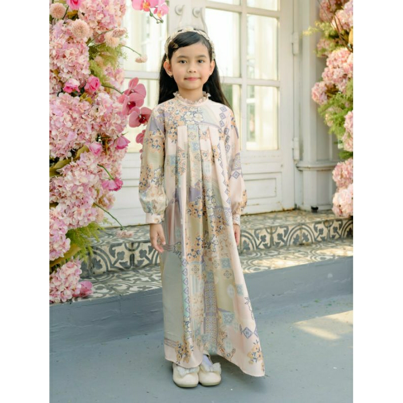 Bon Voyage Dress Anak Blush Pearl By Ainayya
