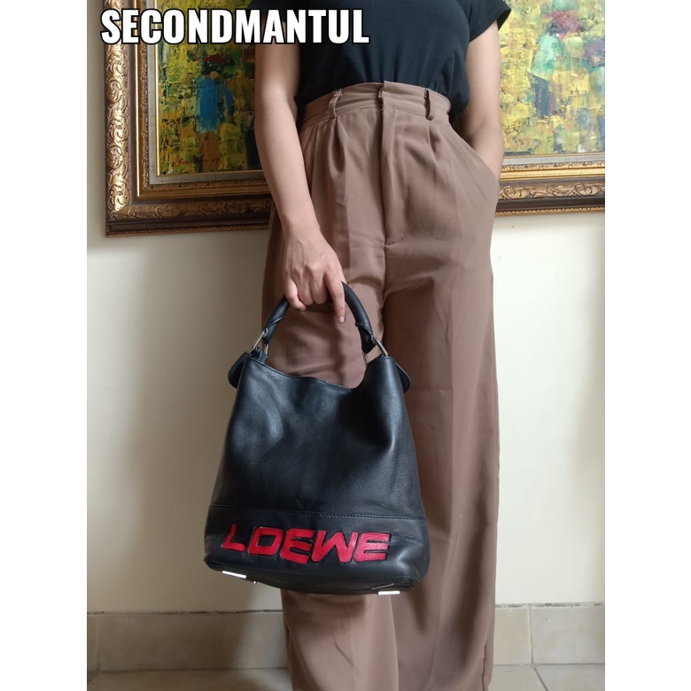 Tas Wanita Loewe* Tas Tenteng Hand Bag Rare Item Kulit Mantul