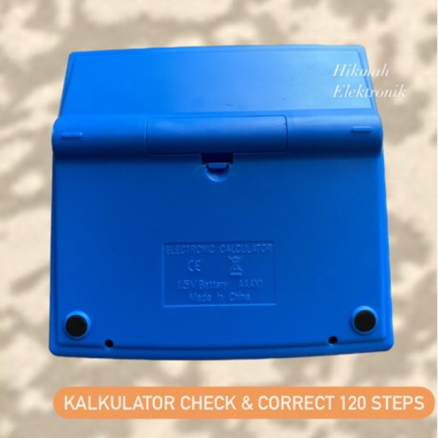 Kalkulator Esa 555NC check correct 120 steps 12 digits