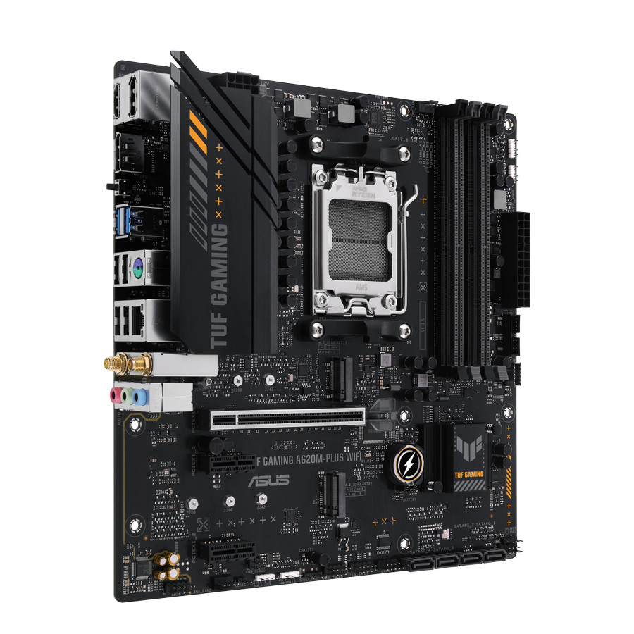 Asus TUF GAMING A620M-PLUS WIFI (AM5, A620, DDR5, USB 3.2 Type-C)