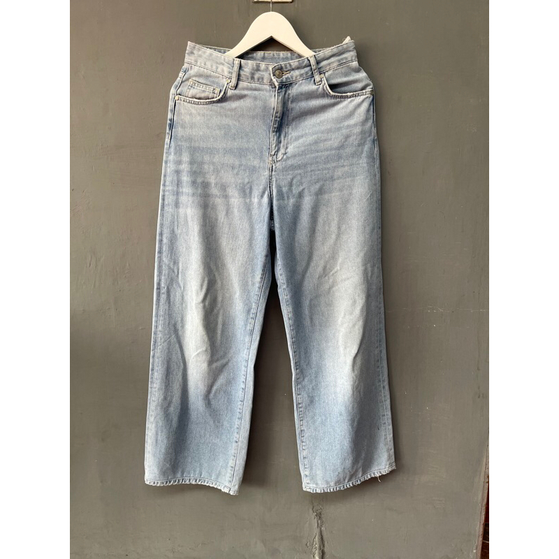BERSHKA DENIM - JEANS KULOT (PRELOVED)
