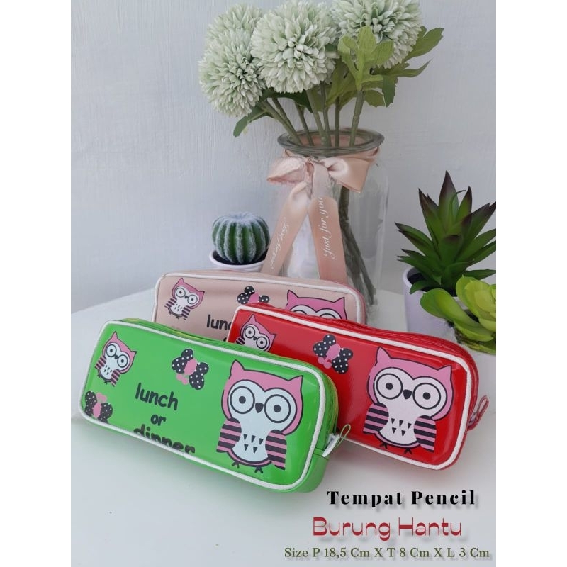 TEMPAT PENCIL MOTIF KARAKTER LUCU/PENCIL CASE/