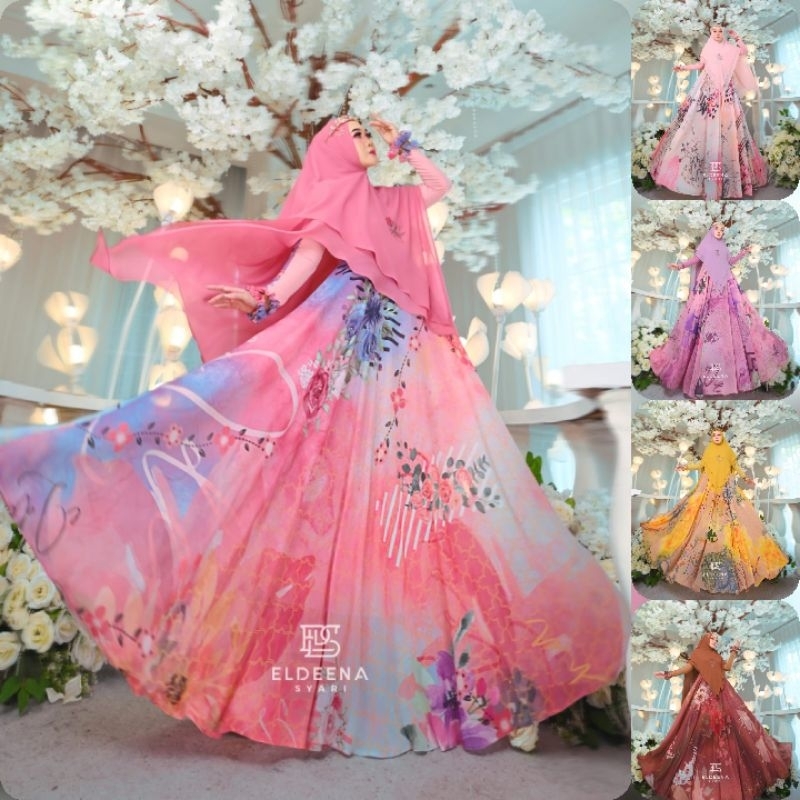 NEYSA Series Gamis Syari Original By eL. Deena