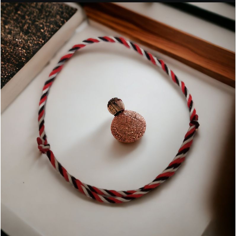 Gelang Tridatu Ukuran 2mm Adjustable Split Dua Layer Tiga Warna Original Bali Handmade Model Serut T