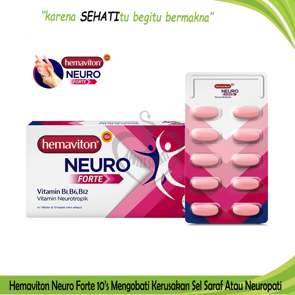 Hemaviton Neuro Forte Kaplet Multivitamin Mengatasi Kesemutan